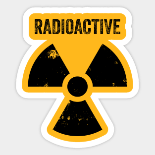 Nuclear Radiation Hazard Symbol Sticker